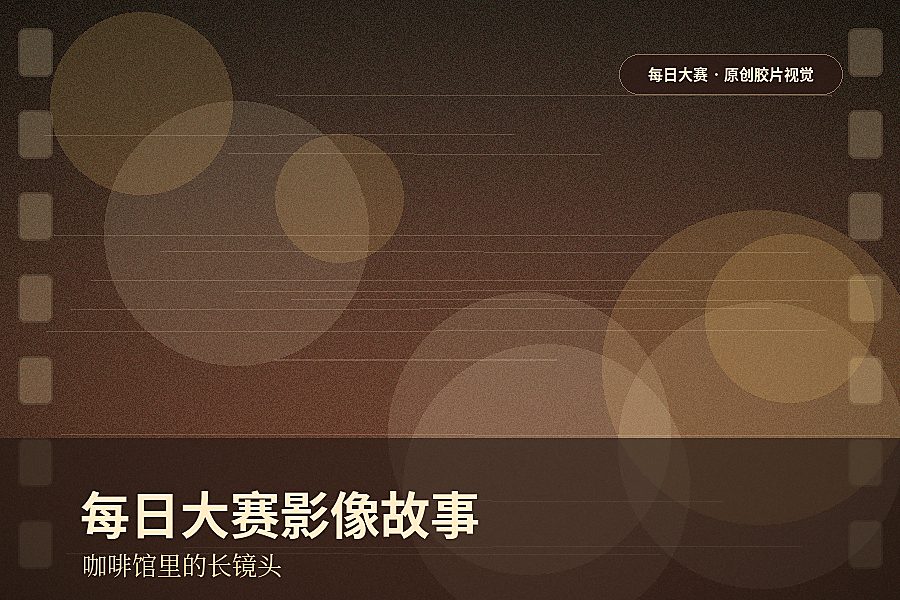 每日大赛视频封面：咖啡馆里的电影级生活视频演示